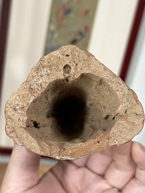 古玩陶瓷南北朝人物風帽俑拍賣，當前價格1280元