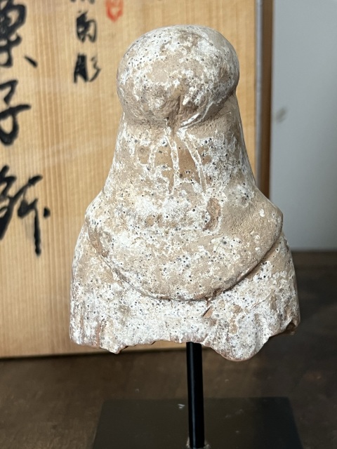 古玩陶瓷南北朝人物風帽俑拍賣，當前價格1280元