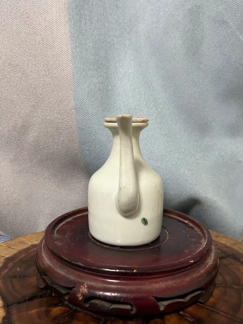 古玩陶瓷晚清粉彩無(wú)柄壺拍賣，當(dāng)前價(jià)格899元