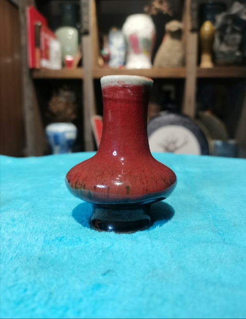 古玩陶瓷三陽開泰品種小花觚拍賣，當前價格6800元