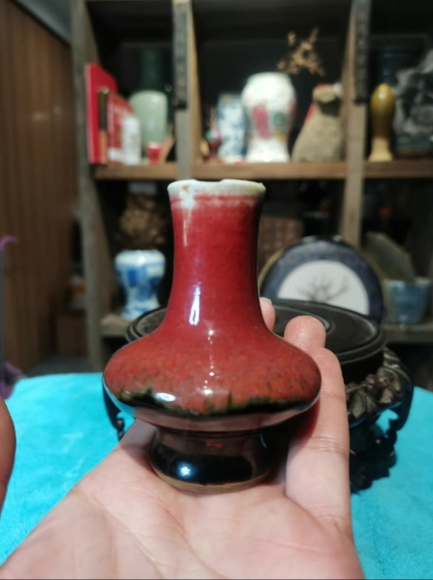 古玩陶瓷三陽開泰品種小花觚拍賣，當前價格6800元