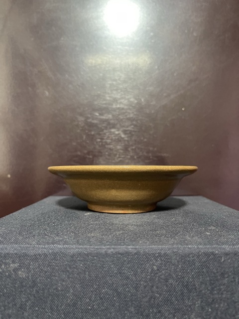 古玩陶瓷宋龍泉青瓷黃釉雙魚洗拍賣，當前價格4500元