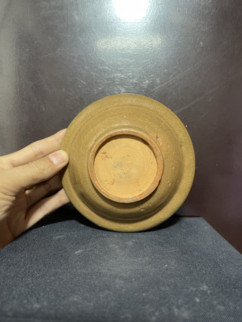 古玩陶瓷宋龍泉青瓷黃釉雙魚洗拍賣，當前價格4500元