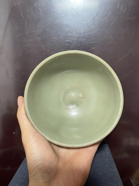 古玩陶瓷元龍泉刻仰蓮碗拍賣，當前價格5500元