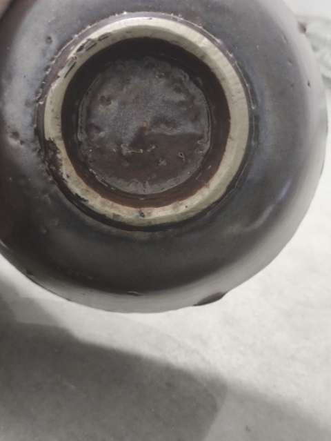 古玩陶瓷磁州窯雙色釉茶碗拍賣,當前價格488元