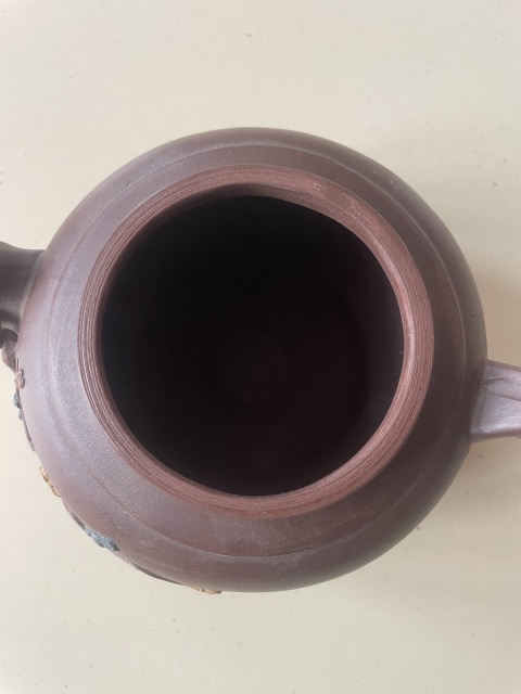 古玩陶瓷紫砂堆梅花茶壺拍賣,當前價格380元