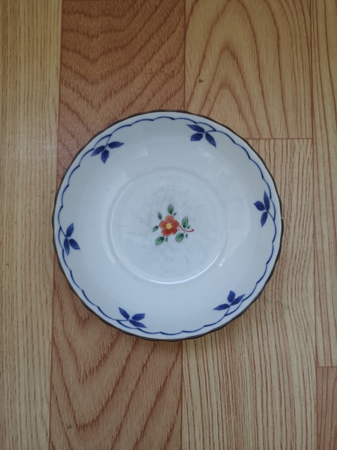 古玩陶瓷青花五彩碗拍賣，當前價格158元