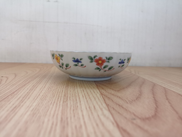 古玩陶瓷青花五彩碗拍賣，當前價格158元