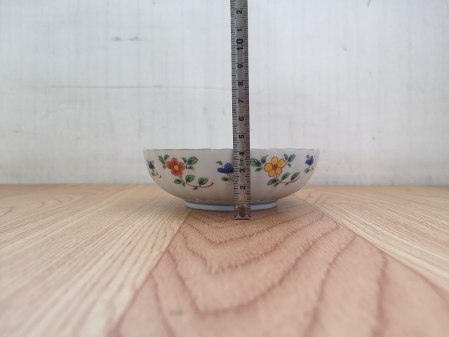 古玩陶瓷青花五彩碗拍賣，當前價格158元