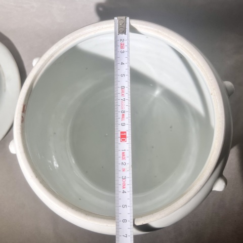 古玩陶瓷民國名家 余和昌 粉彩仕女圖粥罐拍賣，當前價格1280元