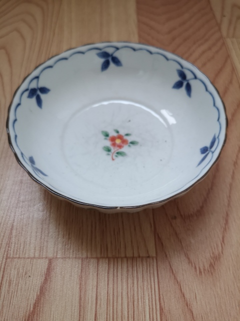 古玩陶瓷青花五彩碗拍賣，當前價格158元
