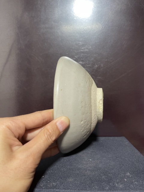 古玩陶瓷元卵白釉大碗拍賣，當(dāng)前價格1600元