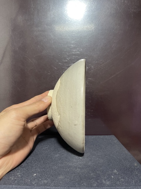 古玩陶瓷元卵白釉大碗拍賣，當(dāng)前價格1600元