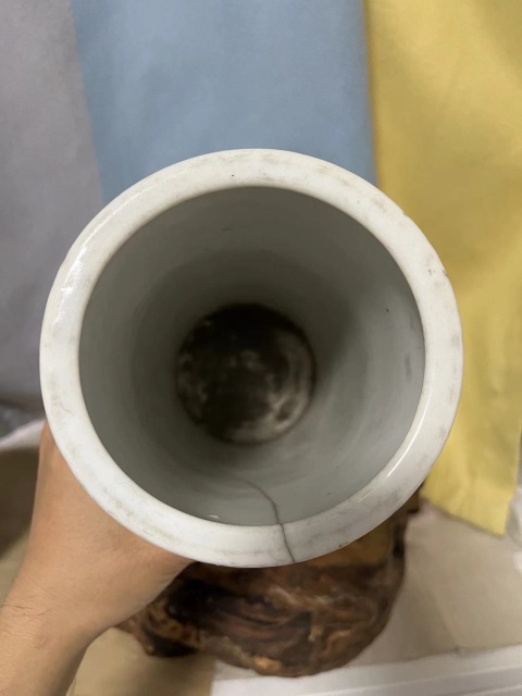 古玩陶瓷民國人物故事對弈圖帽筒拍賣,當前價格588元