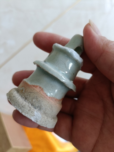 古玩陶瓷館藏級南宋精品湖田窯燈盞標本拍賣,當前價格298元