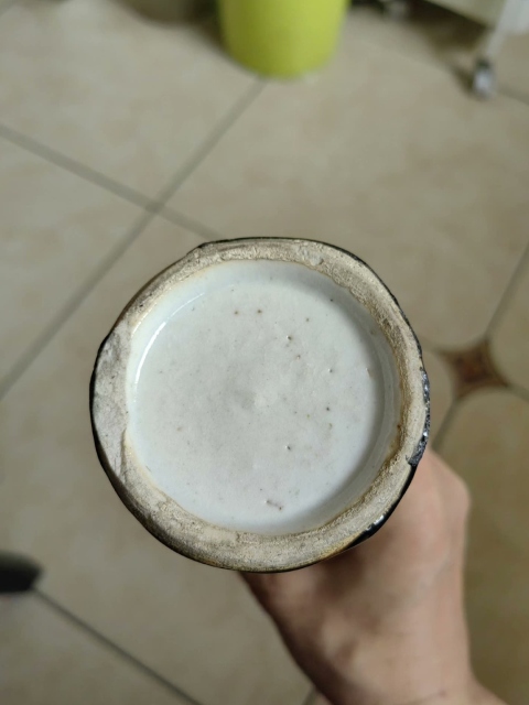 古玩陶瓷晚清時期三羊開泰觀音瓶拍賣,當前價格9800元