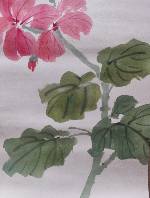 古玩字畫已故蜀中三馮之一的國畫大師馮石甫寫意花卉拍賣,當(dāng)前價格2000元