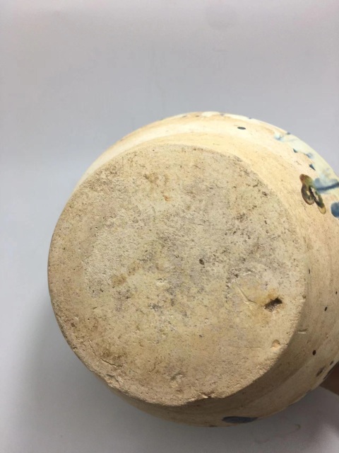 古玩陶瓷唐三彩·灑藍罐拍賣,當前價格60000元