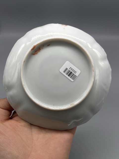 古玩陶瓷民國廣彩白菜紋杯碟套拍賣,當前價格999元
