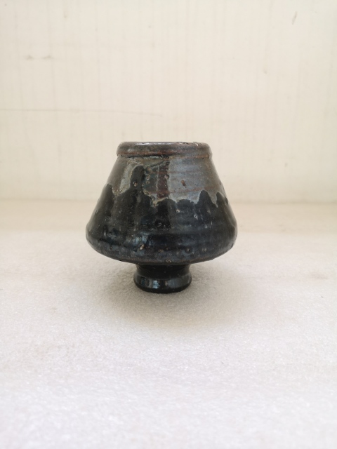 古玩陶瓷黑釉瓶拍賣(mài),當(dāng)前價(jià)格550元
