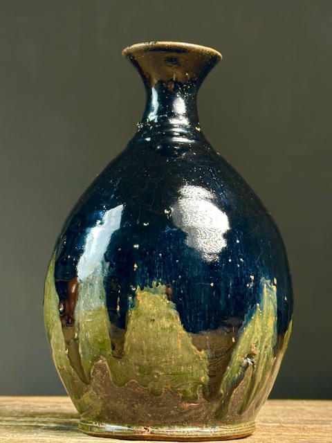 古玩陶瓷清代?窯變釉玉壺春拍賣，當前價格2666元