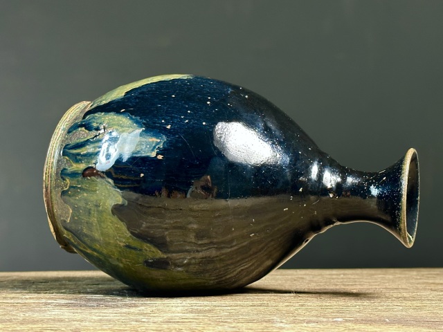 古玩陶瓷清代?窯變釉玉壺春拍賣，當前價格2666元