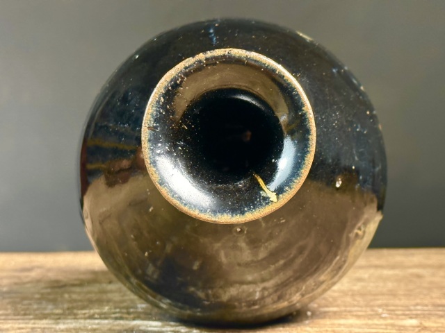 古玩陶瓷清代?窯變釉玉壺春拍賣，當前價格2666元