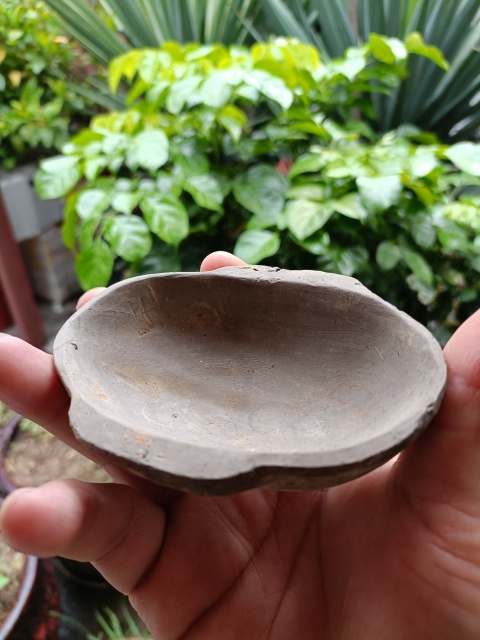 古玩陶瓷館藏級形珍品漢代灰陶羽殤杯拍賣，當(dāng)前價(jià)格880元