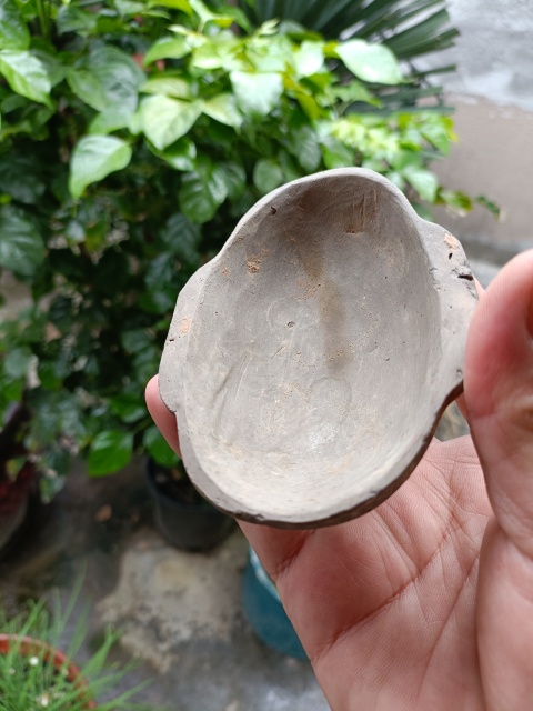 古玩陶瓷館藏級形珍品漢代灰陶羽殤杯拍賣，當(dāng)前價(jià)格880元