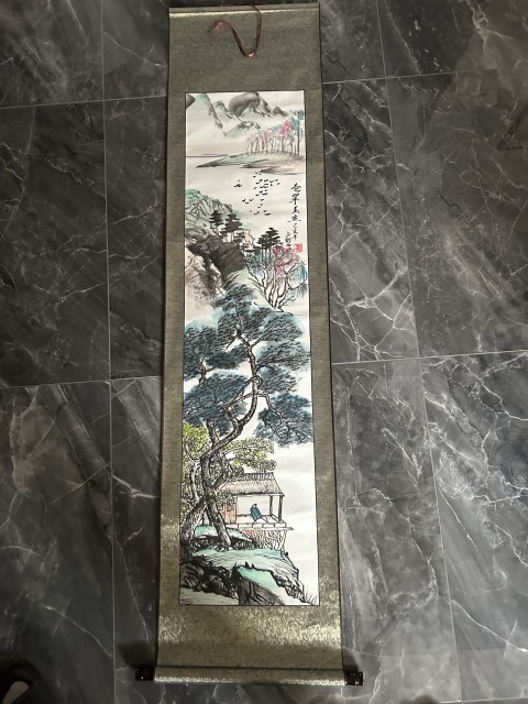古玩字畫蒼翠玉立拍賣，當前價格788元