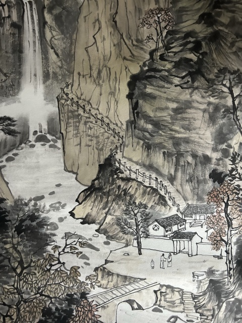 古玩字畫李林宏《山水清音》拍賣,當(dāng)前價(jià)格678元
