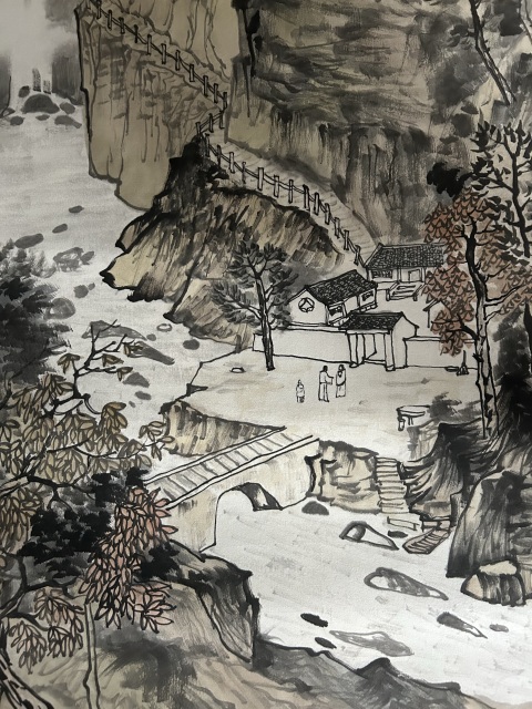 古玩字畫李林宏《山水清音》拍賣,當(dāng)前價(jià)格678元