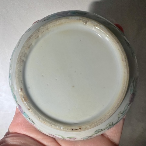 古玩陶瓷晚清 文房器 粉彩麒麟送子印泥盒拍賣(mài),當(dāng)前價(jià)格1680元