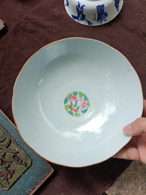 古玩陶瓷道光粉彩百財碗拍賣,當前價格3888元