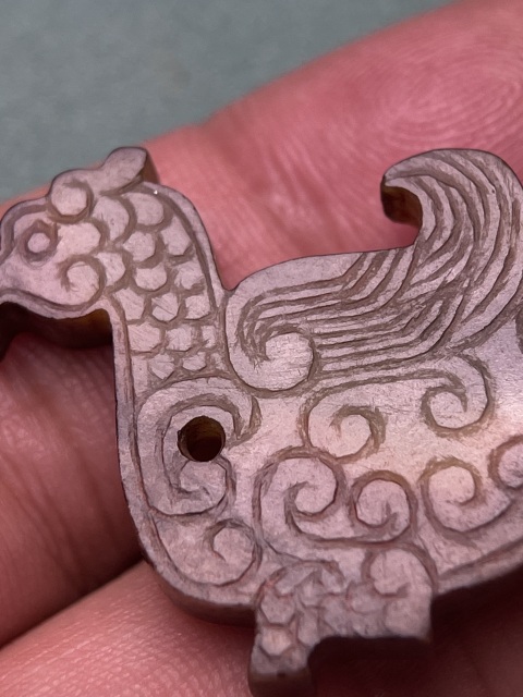 古玩玉器漢代玉鳳佩拍賣,當前價格36800元