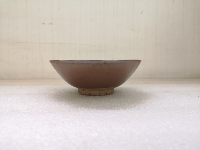 古玩陶瓷磁州窯紫金釉茶碗拍賣，當前價格222元