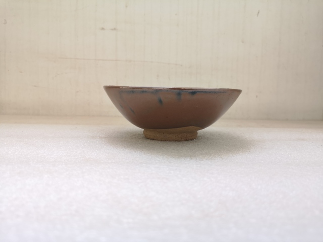 古玩陶瓷磁州窯紫金釉茶碗拍賣，當前價格222元