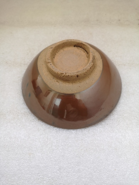 古玩陶瓷磁州窯紫金釉茶碗拍賣，當前價格222元