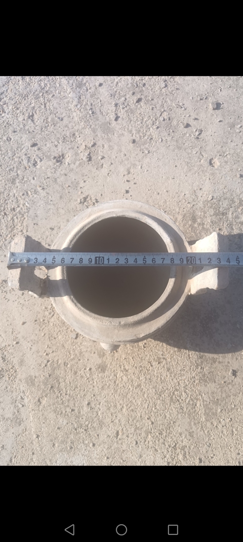 古玩陶瓷戰國～灰陶三足鼎【館藏品】拍賣，當前價格588元