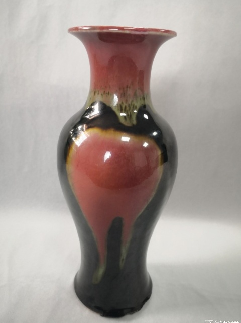 古玩陶瓷清晚期三陽開泰品種觀音瓶拍賣，當前價格4000元