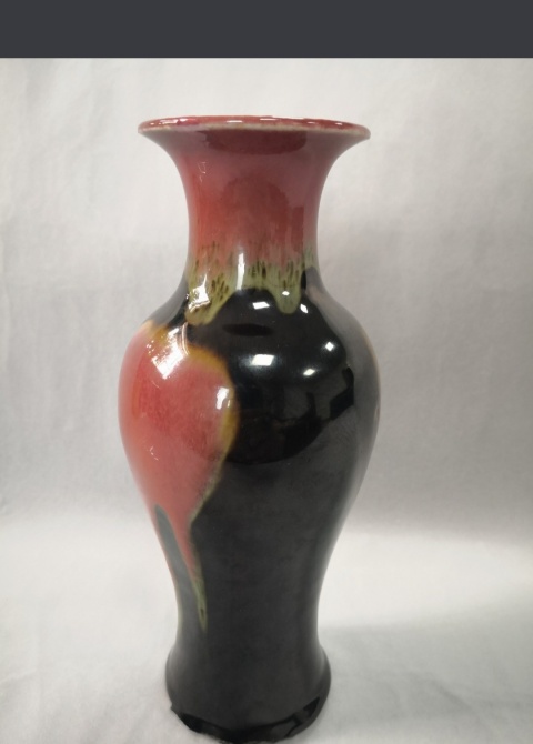 古玩陶瓷清晚期三陽開泰品種觀音瓶拍賣，當前價格4000元