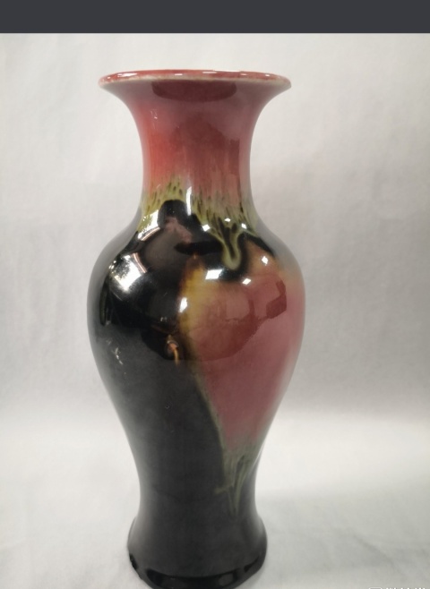 古玩陶瓷清晚期三陽開泰品種觀音瓶拍賣，當前價格4000元