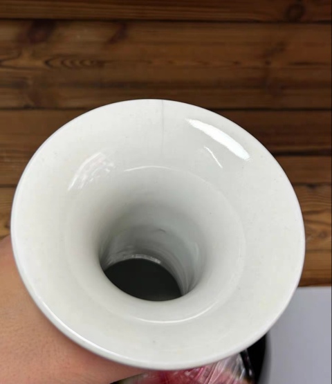 古玩陶瓷創匯時期三陽開泰撇口瓶拍賣,當前價格258元