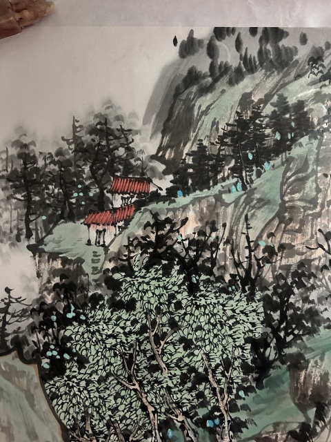 古玩字畫劉曉莉《雨過飛泉》拍賣，當前價格788元