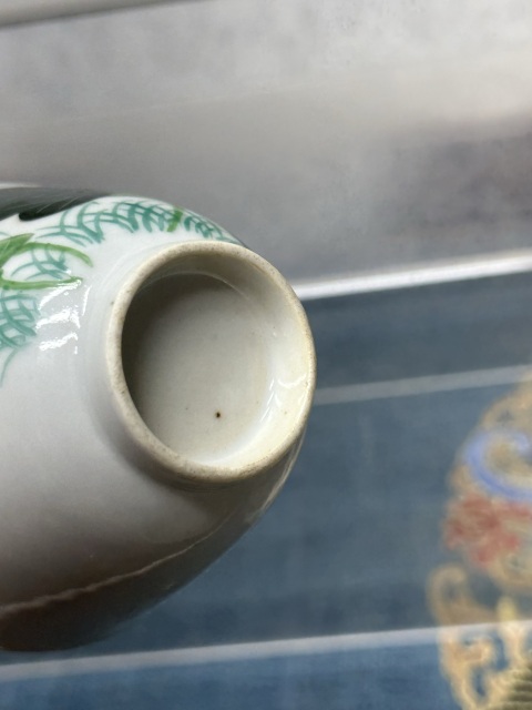 古玩陶瓷民國精品細路荷花粉彩杯拍賣，當前價格690元