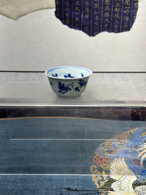 古玩陶瓷清康熙精品花神青花杯拍賣，當前價格890元