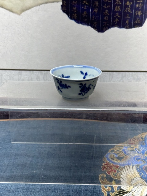 古玩陶瓷清康熙精品花神青花杯拍賣，當前價格890元