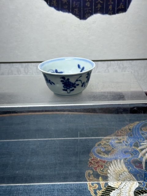 古玩陶瓷清康熙精品花神青花杯拍賣，當前價格890元