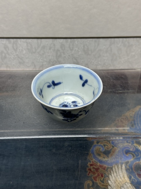 古玩陶瓷清康熙精品花神青花杯拍賣，當前價格890元