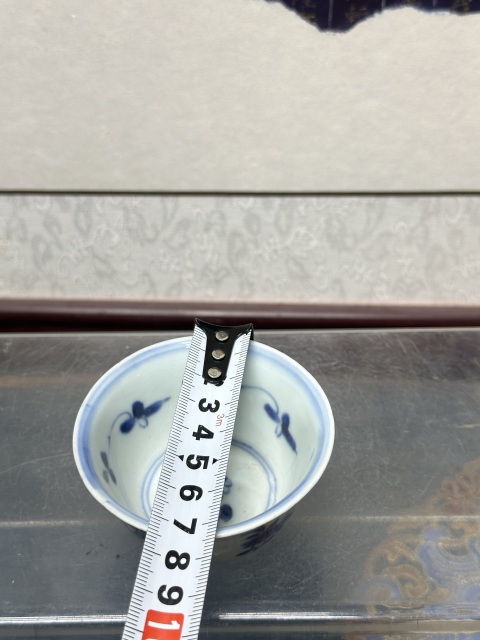 古玩陶瓷清康熙精品花神青花杯拍賣，當前價格890元